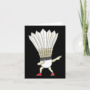 Carte Badminton Dabbing Shuttle Birdie Boy Badminton