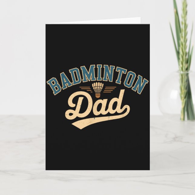 Carte Badminton Dad _1  (Devant)