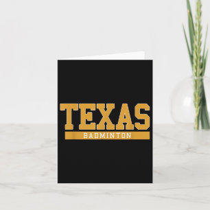 Carte Badminton du Texas