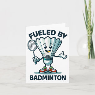 Carte Badminton Forever Cartoon Shuttle Et Racket Graphe