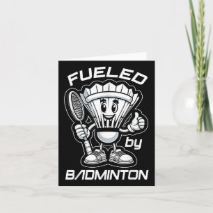Carte Badminton Forever Cartoon Shuttle Et Racket Graphe