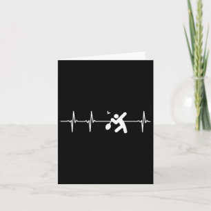 Carte Badminton Heartbeat