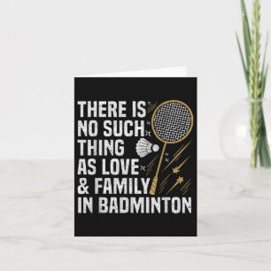 Carte Badminton Jeu Telle Chaîne Joueur Badminton