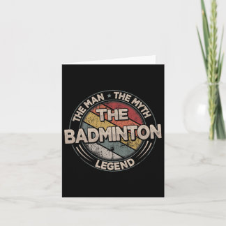 Carte Badminton Legends Retro Shuttle Hommes's Badminto