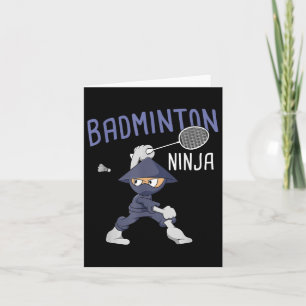 Carte Badminton Ninja Kids Shuttle Boy Badminton