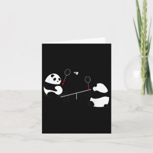 Carte Badminton Panda Volley