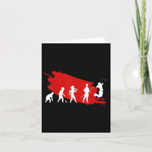 Carte Badminton Player Evolution Funny Sports Graphique 