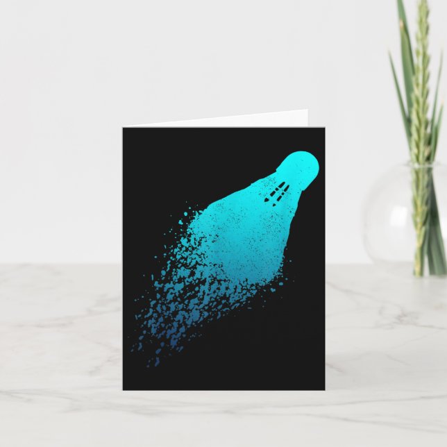 Carte Badminton Player Vintage Badminton (Devant)