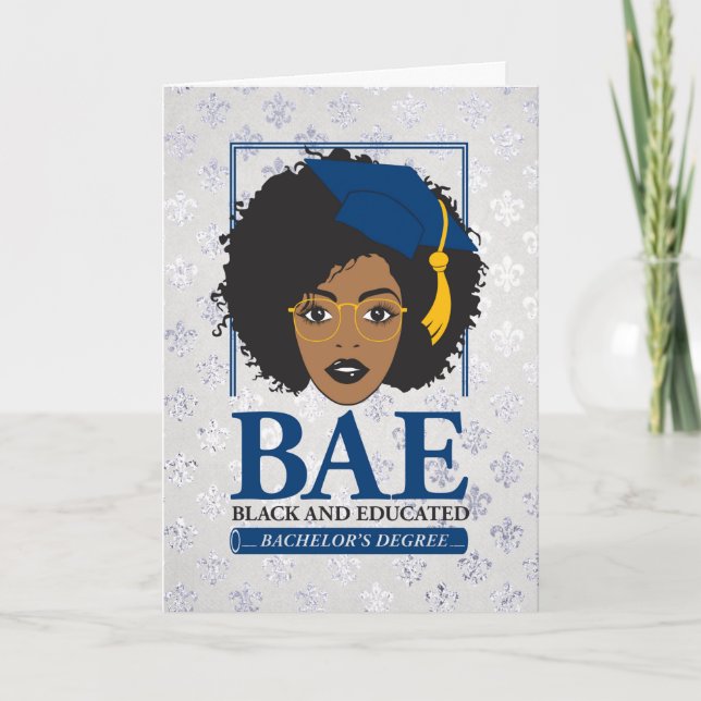 Carte BAE Black et baccalauréat instruit (Devant)
