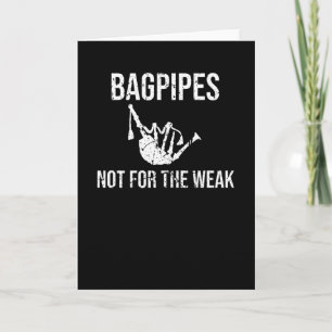 Carte Bagpiper Cadeaux Bagpipe Ecosse Bagpipe Louveur