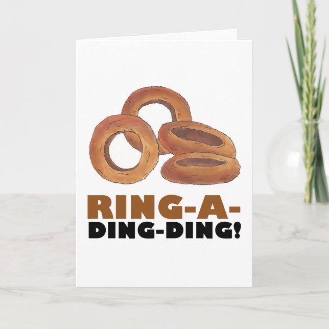 Carte Bague-A-Ding-Ding Onion Bague Fiançailles alimenta (Devant)