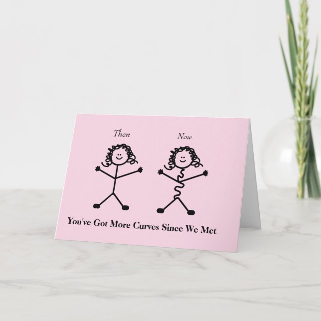 Carte Baguette amusante Lady Valentine's Day Card (Devant)