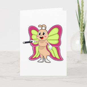 Carte Baguette magique papillon