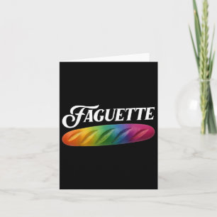 Carte Baguette Pride