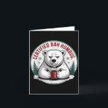 Carte Bah Humbug Funny Christmas Lar Bear Sarcastic Holi<br><div class="desc">Bah Humbug Funny Christmas Lar Bear Sarcastic Holiday</div>