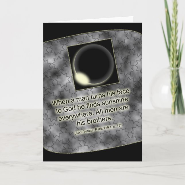 Carte Baha'i (Devant)