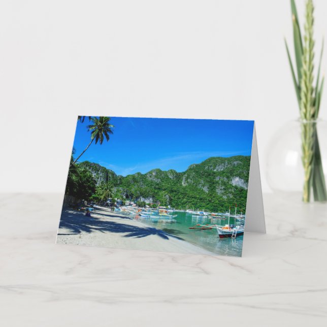 Carte Baie De La Plage D'El Nido (Devant)