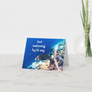 Carte BAIGNADE PAR POUR DIRE **HEUREUSE 60e ANNIVERSAIRE