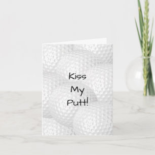 Carte Baiser personnalisé Mon Putt
