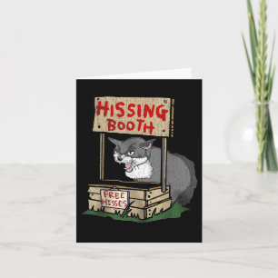 Carte Baisers de chat sans dent Hisses