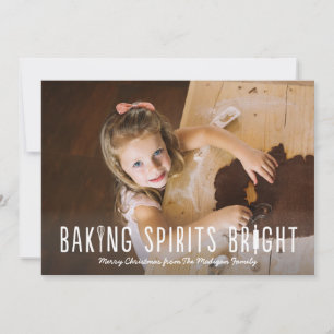 Carte Baking Spirits Bright Holiday