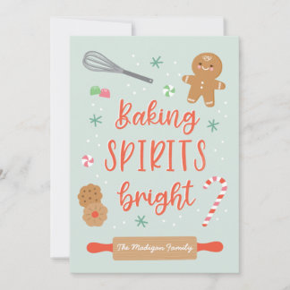 Carte Baking Spirits Bright Holiday