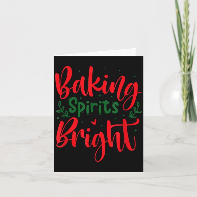 Carte Baking Srits Bright Funny Christmas  (Devant)