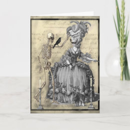 Carte Bal Masquerade Halloween