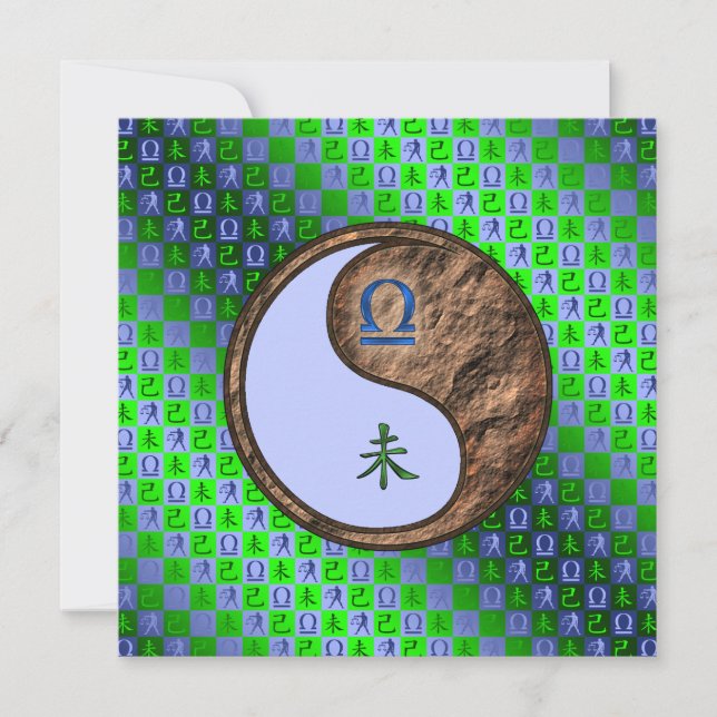 Carte Balance & Chèvre de Terre (Devant)