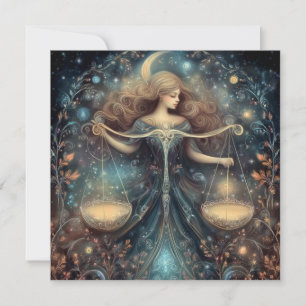 Carte Balance de la Vierge Zodiaque Astrologie Céleste A