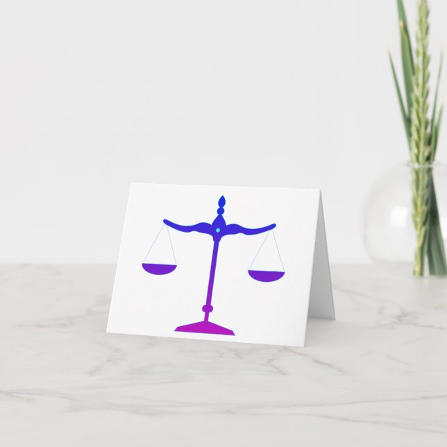 Carte Balance Libra (Devant)