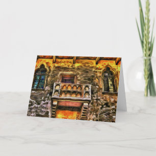 Carte Balcon de Juliet Vérone Van Gogh