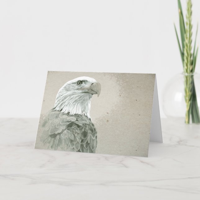 Carte Bald Eagle Note Card (Devant)