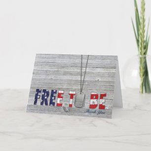 Carte Balises pour chiens de la fête des anciens combatt