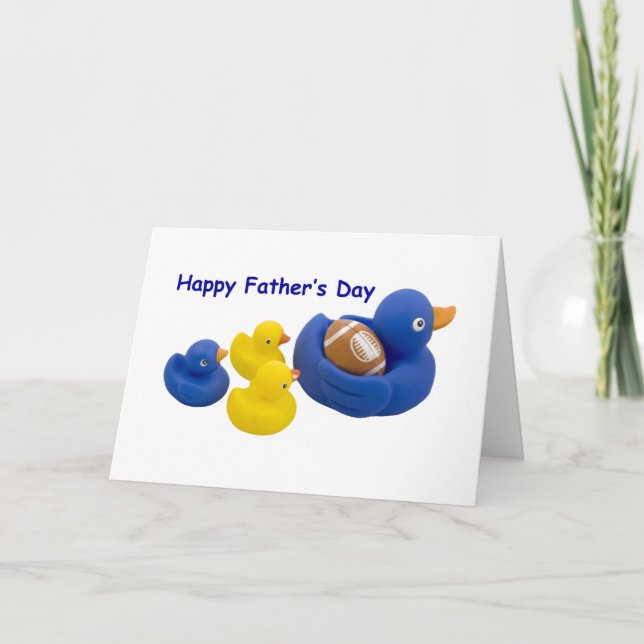 Carte Balle de canard pour la fête des pères (Devant)