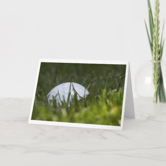 Carte balle de golf cachée (Devant)