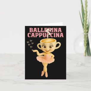 Carte Ballerina Cappuccina Italien Brainrot Meme Enfants