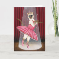 Ballerina Chat Chocolate Point Siamese Voiture de 