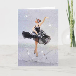 Carte Ballerina in black (profil)