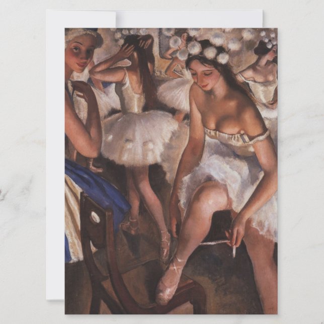 Carte Ballerinas dans la salle à manger (Devant)