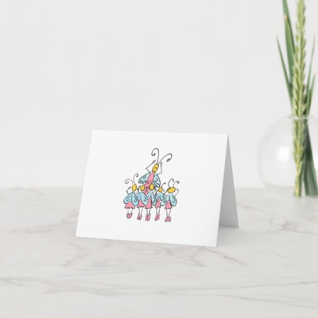 Carte Ballet Bugs Note Card (Devant)