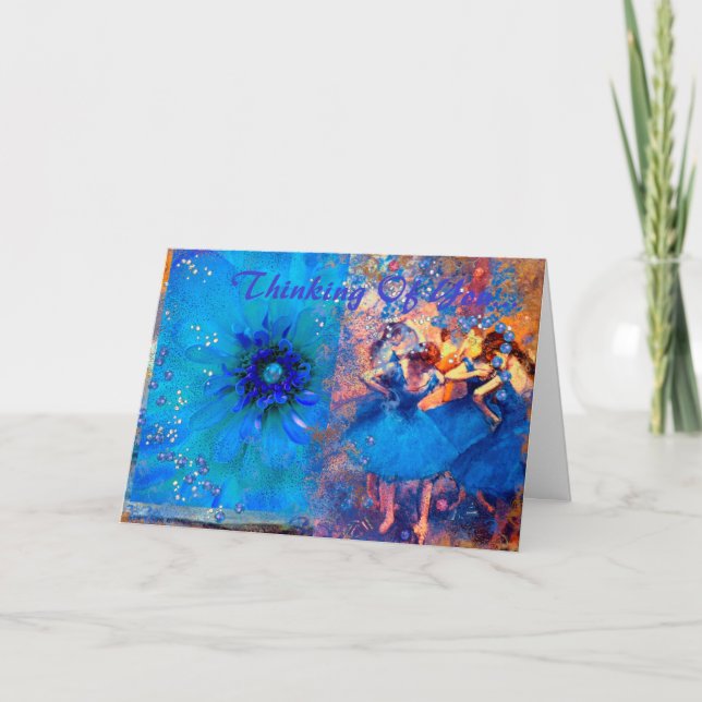 Carte Ballet et babioles, salutation faite sur commande (Devant)