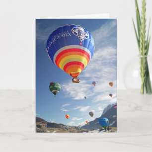 Carte ballon à air chaud en Suisse