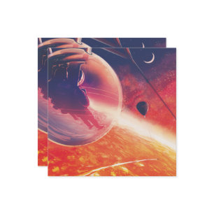 Carte Ballon à air chaud extrême sur paysage volcanique