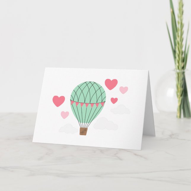 Carte Ballon d'amour (Devant)