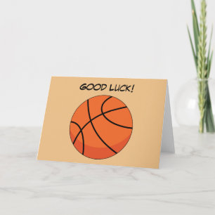 Carte Ballon de basket dessiné   Ajouter du texte