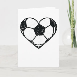 Carte Ballon de Football de la Saint-Valentin Cœur Grung