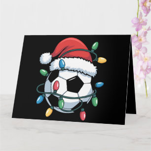 Carte Ballon de football de Noël Sports Joueur de footba