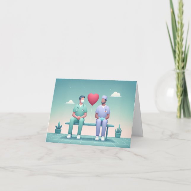 Carte Ballon de l'amour (Devant)