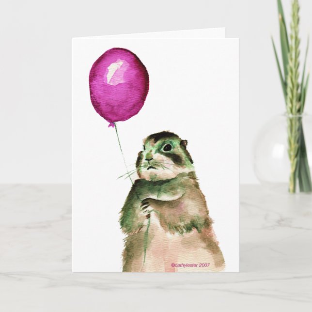 Carte Ballon Prairie Dog (Devant)